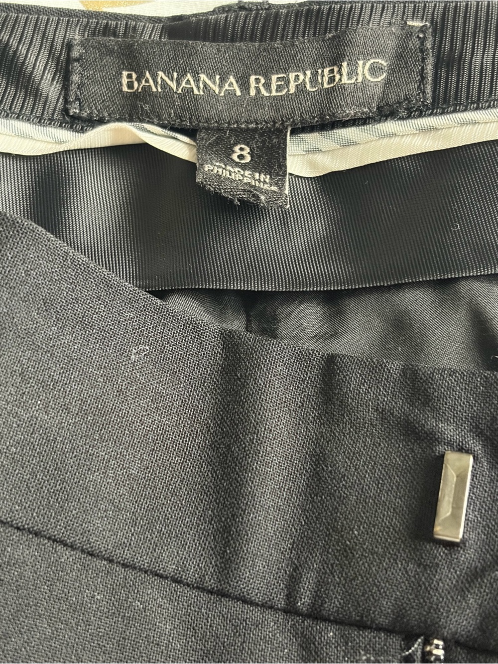 Banana Republic Women’s Black Ankle
Avery Cut Straight Pants Size 8 - Picture 2 of 16